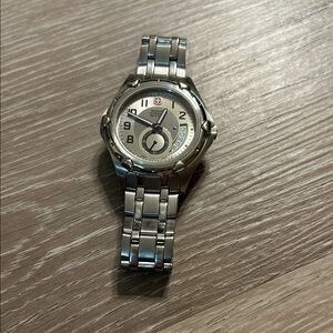 Wenger Stainless Steel Swiss Military 7311x Quarts Sport Watch